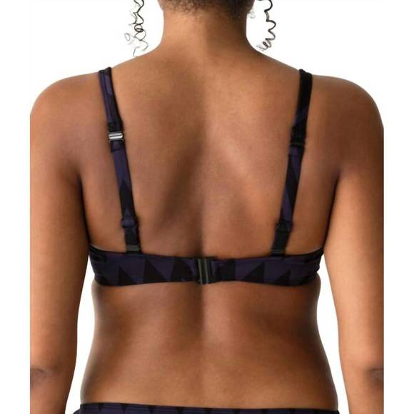 NEW PRIMADONNA venice padded triangle bikini top in black - Picture 2 of 3